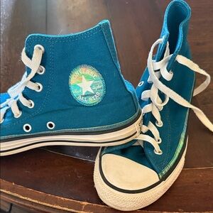 Converse Kids High-Top Sneakers - Teal